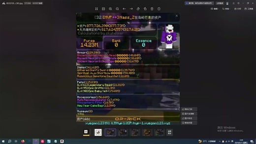 Nass出skyblock档视频共5个 随机发福利送档送C