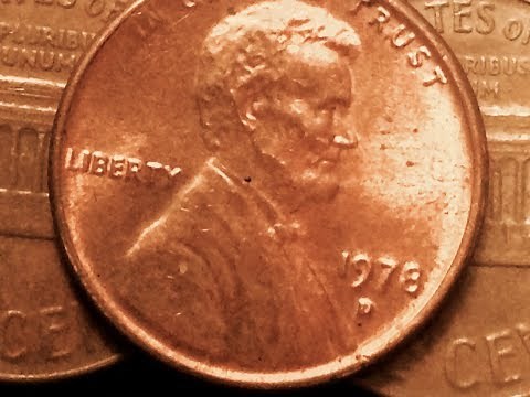 1978 D Lincoln Penny (Mintage 4.3 Billion)