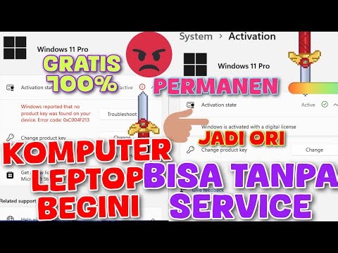 How to Activate Windows 11 Pro for Free Home Single Permanently on a Laptop or PC #tutorial #wind...