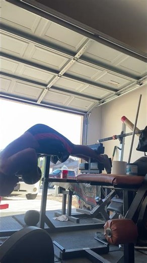 Back extensions with a 20 lb slam ball.