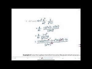 DE 7.4.1 - Derivatives of a Transform