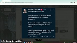 22K views · 505 reactions | What Is Kristi Noem Doing? REAL ID is Tyrannical ... Authored By The Same Author of The Patriot Act! | Ron Paul | Facebook