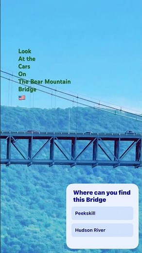 The Historic Bear Mountain Bridge 🇺🇸♥️ #travel #westchestercounty #newyork #bearmountain