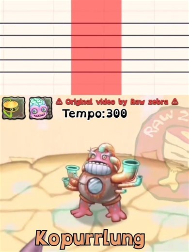 kopurrlung (video credits:Raw zebra) - Island in pursuit - MSM composer tutorial #mysingingmonsters