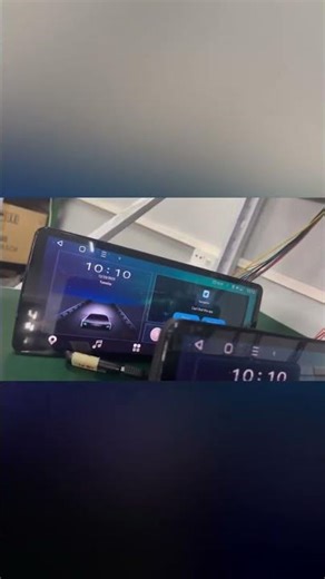 12 3-inch car Android screen testing and inspection
