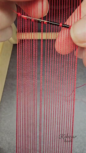 Loombeading: how to do first row? Beading for beginners.