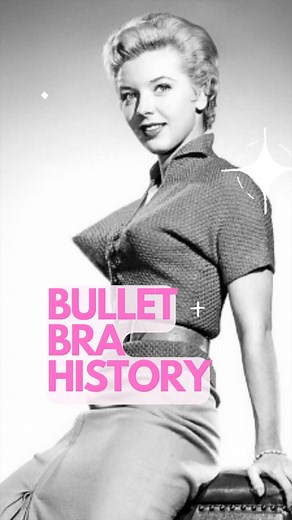 Who remembers the bullet BRAS? Here is the history of how they came to be and why were they so pointy? Why did women wear these pointy bullet bras back in the 1940s and 50s? And should we bring back the fashion lol #Bras #WomensFashion #fashionhistory #HistoryVideo #womensunderwear #bulletbra | Deanna Falchook