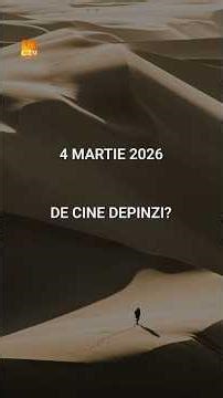 DE CINE DEPINZI? | 04.03.2026 | #devotional #motivational