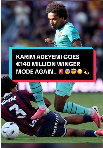 KARIM ADEYEMI GOES FULL €140 MILLION WINGER MODE WITH INSANE SOLO GOAL.. 🙂‍↕️🤯😨 Adeyemi Goal Today vs Levante #adeyemi #fcbarcelona #yandiomande #realmadrid #abdellahhfcb