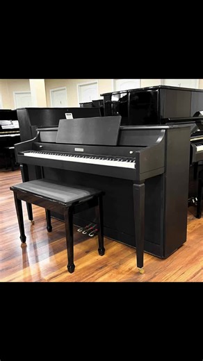 Don't make the digital piano MISTAKE!!! If you're shopping for a piano, don’t make the digital mistake. A real acoustic piano like this Baldwin spinet will always give you better tone, better touch, and it will last for generations. We just finished a full refurbishing & refinishing on this 1973 Baldwin Acrosonic spinet! I’ve said it before — the Baldwin Piano Spinet is one of the best small pianos ever made. We gave this one a fresh satin black finish and completely refurbished the piano, it pl