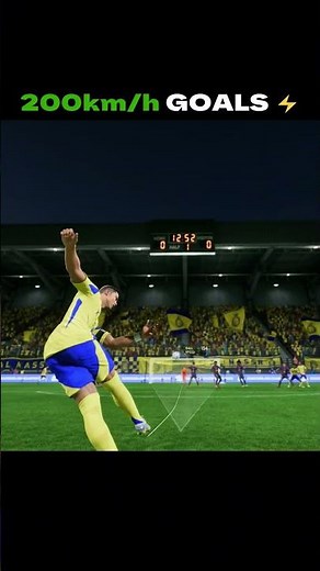 INSANE 200km/h POWER SHOT GOALS | FC 25 #shorts #fc26 #eafc25