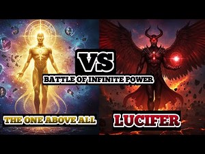 Lucifer Morningstar vs The One Above All: Epic Cosmic Battle of Infinite Power!