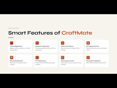 Craftmate Visitor Management Software