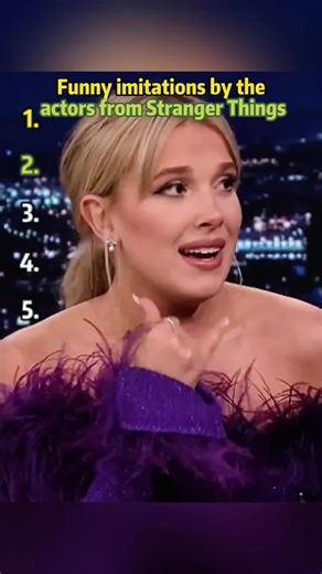Funny Imitations by Stranger Things Actors