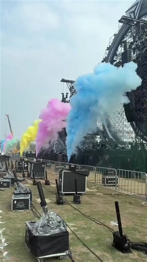Professional Colour Smoke Machine #smokemachine #color