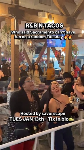 🪩 S A V O R S C A P E ⚡️ on Instagram: "Sacramento’s favorite R&B & Tacos night is coming back for 2026 🔥 Hosted by @savorscapefest Tickets located in bio 🎫 📍 @lowbrau916 🚪 Doors open: 6:45 PM 🕖 Event: 7:00 PM – 10:00 PM 🎧 Sounds by @iamdjheartbreak ✨ Live DJ set • live music • tacos • raffle • R&B moments 🪑 Seating is first come, first served 🍽️ Food & drinks sold separately — ticket is for entry only ⚠️ All sales final (no refunds). Tickets are transferable only. #sacramento #events #