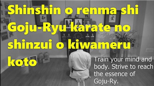 1.3K views · 43 reactions | Delivery of the Dojo Kun both in English and Japanese at AOGKF member Dojo's classes and events. The IOGKF Dojo Kun is: 1. Respect others 1. Be courageous 1. Train your mind and body 1. Practise daily and protect traditional Karate 1. Strive to reach the essence of Goju-ryu 1. Never give up Youtube: https://www.youtube.com/watch?v=uO_mOrnD9w0&t=3s #iamiogkf | IOGKF Karate Australia - Australia Okinawa Goju-ryu Karate Federation | Facebook