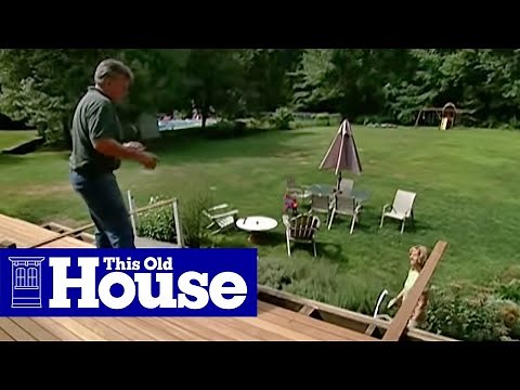 How to Pour a Concrete Deck Footing | This Old House