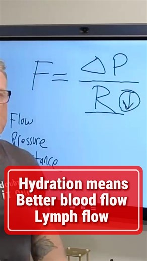 Flow rate of blood and lymph for pain #inflammation