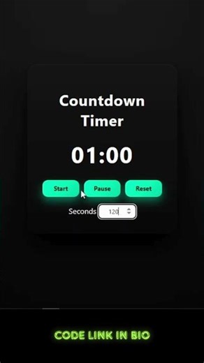 Build a Countdown Timer in JavaScript ⏱️ | setInterval Explained