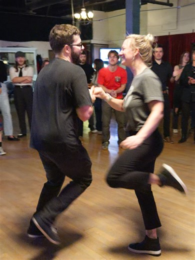 Lindy Hop Energy at Midtown Stomp Jam Circle