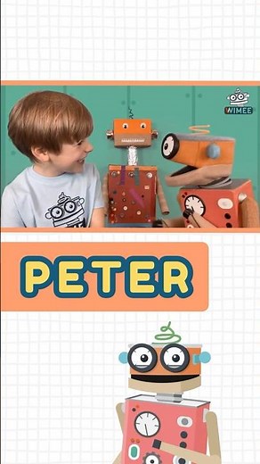Make a Robot #wimee #kindergarten #kidsvideo #preschool #kidslearningfun #robot