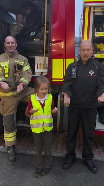 Our makaton sign of the day is…fire engine! Thank you to Perth Fire Department for comng in and speaking to the children. #fireengine #makaton #emergencyservices