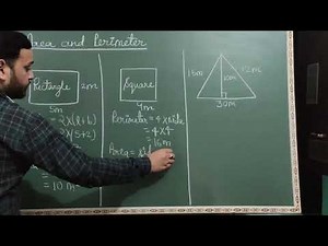 Area and perimeter (Rectangle/Square/Triangle)