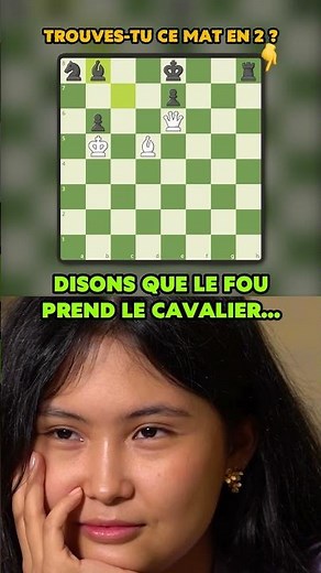 She finds every mate in 2 seconds… without even seeing the board 🤯♟️ #chess #puzzle #challenge