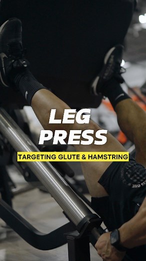 One thing I really enjoy about the leg press is how you’re able to bias more glutes and hamstrings or quadriceps! By positioning my feet higher on the platform here with a wider stance this allows me to load more into glutes and hamstrings rather than quadriceps. The goal here is to still achieve deep knee flexion the same as if I had a narrow stance! For 1:1 coaching visit jaden.masterathletic.com @masterathleticperformance Season savings @officialgasp is coming to an end tomorrow! So make sure