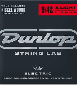 Dunlop Nickel Wound Electric Guitar Strings DEN0942 Light 9-42