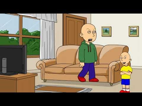 Caillou shaves off Boris's hair and gets grounded