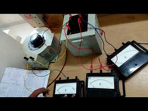 Polarity test on single phase transformer Electrical lab