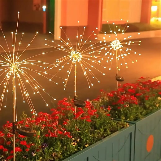 Transform your realm with this LED Fireworks Lamp . Chromatic blooms sync with melodies 🎵, app & remote dual-control 🎛️. A luxury light art for avant-garde interiors 🏡. | Jiawencolors