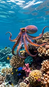 Octopus, Sea, Nature. Free Stock Video