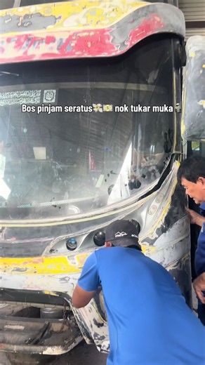 Pembedahan plastik..convert muka dulu tengok jadi gano😁😁lacarrrr.. #ff #scania #duludansekarang #bengkelautotrader #tukangcat