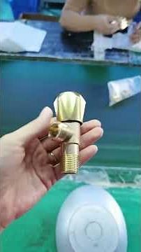 Sanitary angle valve assembly