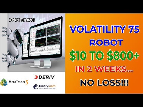 BEST VOLATILITY 75 INDEX ROBOT(SMILEY 75 EA) | NO LOSS!!