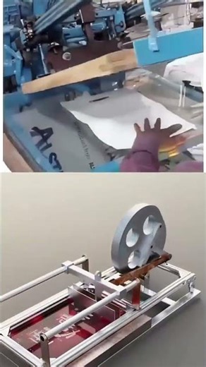 How Screen Printing Machine Works 🤯 Amazing Mechanism ✨