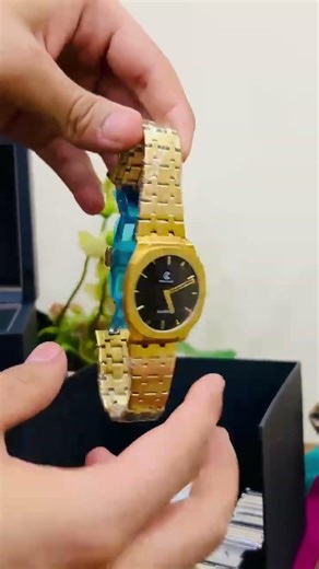 Unboxing watch #watch #premiumwatch #fashion #golden #unfrezzmyaccount