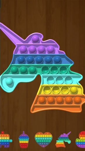 Satisfying Unicorn Pop It ASMR! 🦄✨ #shorts #satisfying