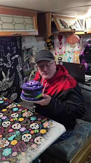 It’s my bub’s 50th birthday today, so I made him dinner just the way he wanted it — chicken quesadillas, rice, and a cake that means a whole lot more than just dessert. Purple turtle. Northern lights. An inside joke turned into a symbol of pride. When we were kids, people used to make fun of my brother for his speech impediment. They’d try to get him to say “purple turtle.” I didn’t tolerate that then, and I don’t tolerate it now. I got into more than a few fights protecting my brother — because