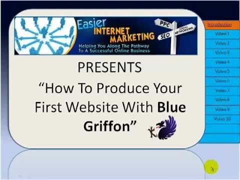 How To Produce Your First Website With Blue Griffon (Part 2)