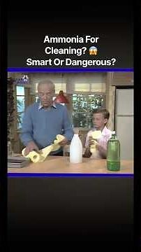 Ammonia For Cleaning? 😱 Smart Or Dangerous? #ammonia #experiment #helpmemakethismakesense