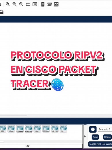 Configuración de RIPv2 en Cisco Packet Tracer