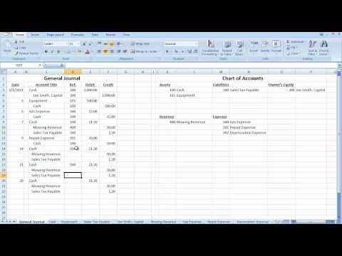 Lesson 2: Posting to General Ledger Accounts