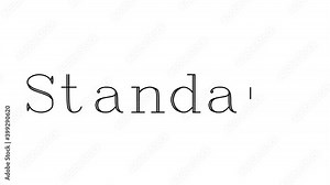 Standard Animated Handwriting Text in Serif Fonts and Weights Stock Video