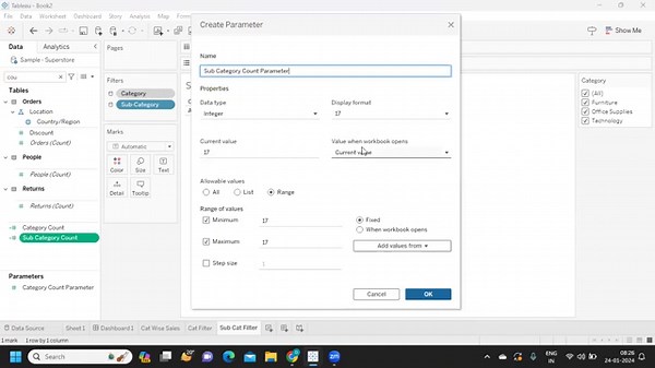 Tableau complex Challenge| Displaying Filter Values Selected by User