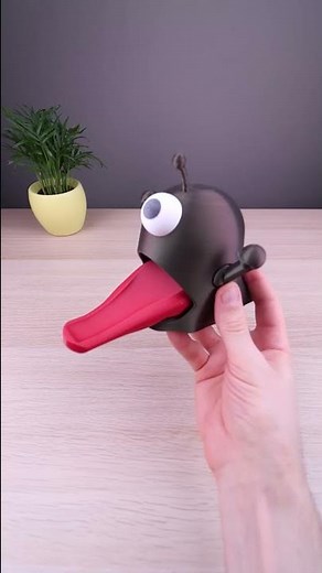 3D Printed Alien Candy Dispenser - using m&m