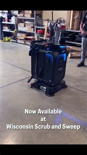 Nilfisk SC25 Robotic Scrubber in Action